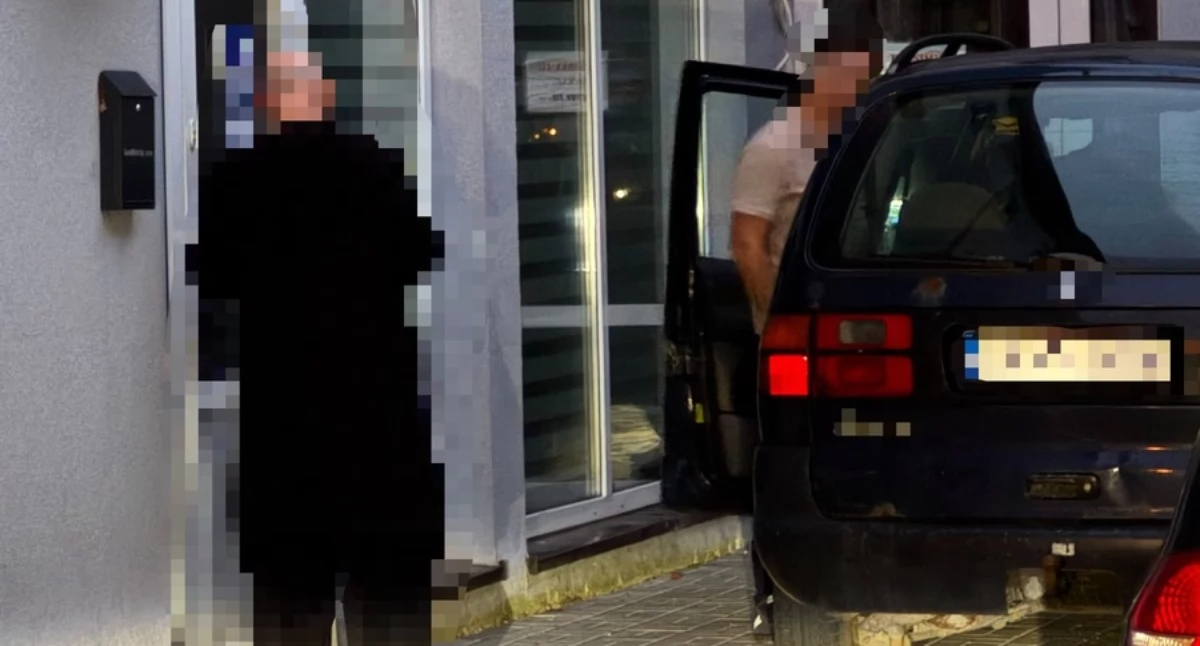Na zdjęciu pojazd, którym poruszał się pijany 43-latek / Fot. KPP Bełchatów