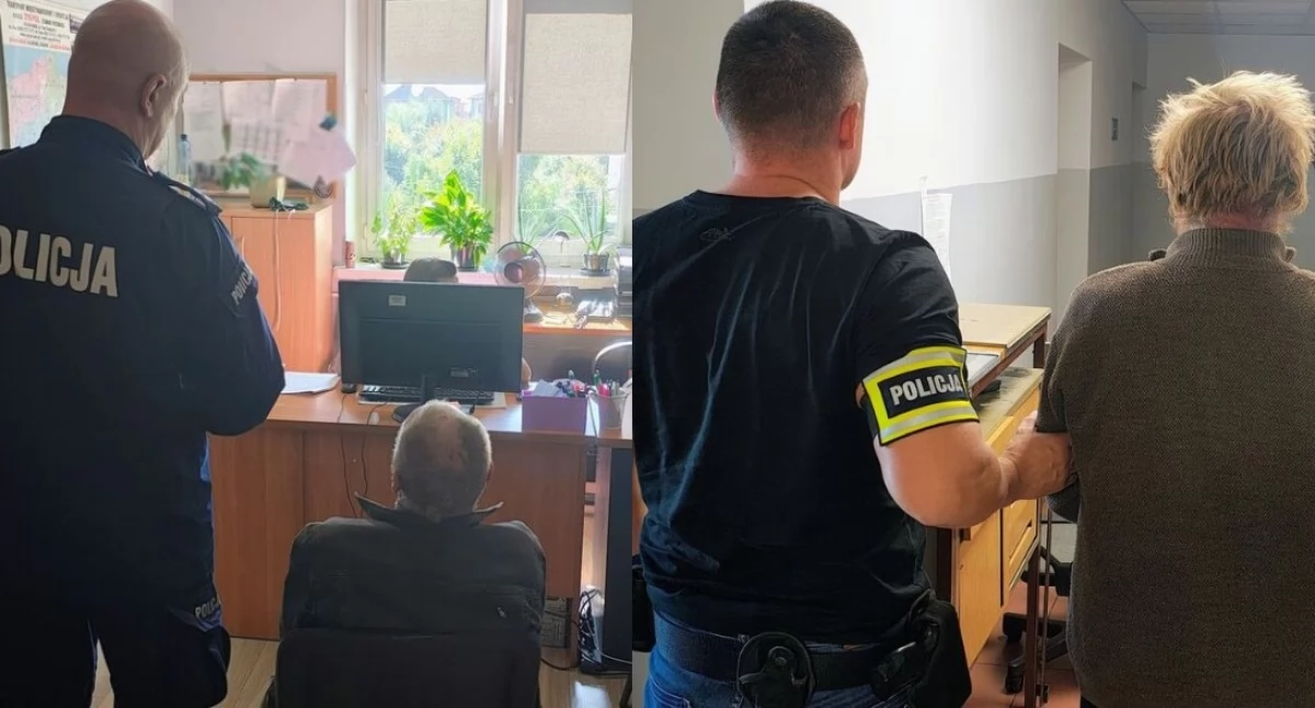 Na zdjęciu zatrzymani mężczyźni / Fot. KPP Łęczyca