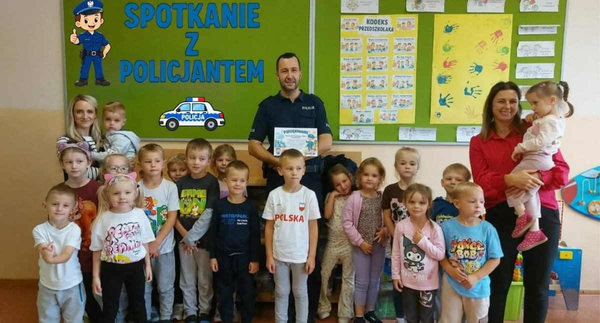 Na zdjęciu fragment spotkania z uczniami / Fot. Facebook / Zespół Szkolno-Przedszkolny Bogumiłowice