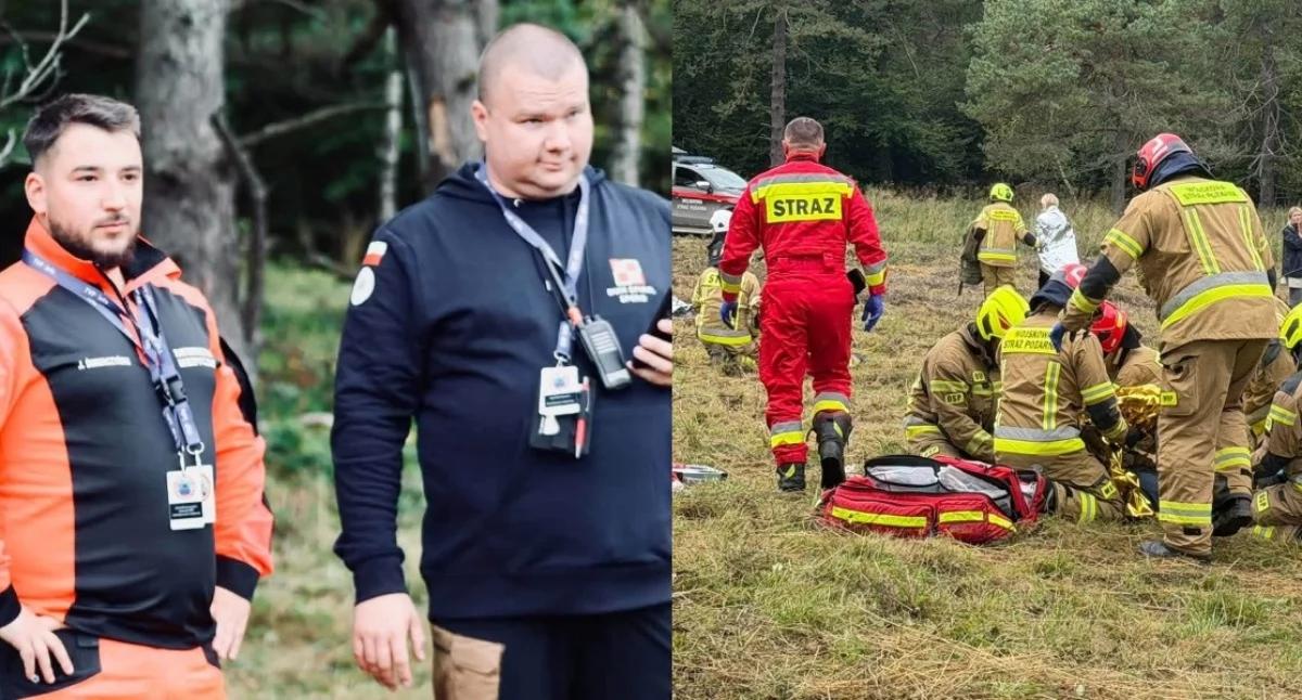 Na zdjęciu przedstawiciele jednostki OSP Wieruszów, którzy koordynowali międzynarodowe ćwiczenia AR Sarex / Fot. Facebook / OSP Wieruszów
