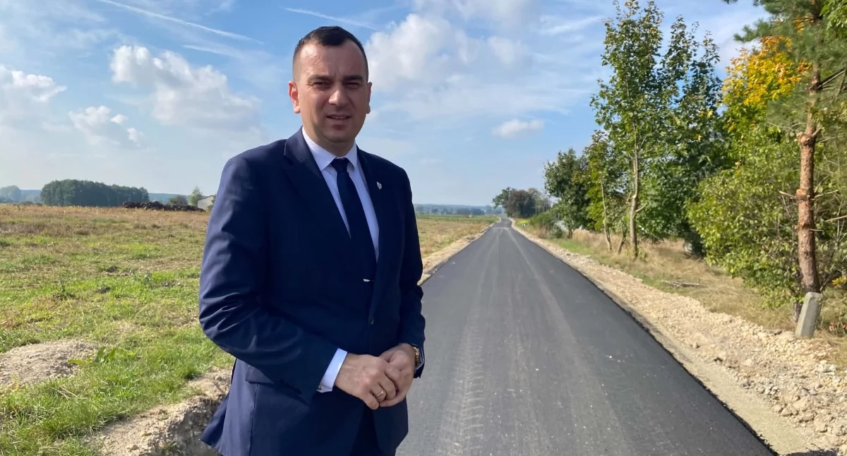 Na zdjęciu wójt gminy Siemkowice Kamil Ceglarek/fot.: Iwona Domagała