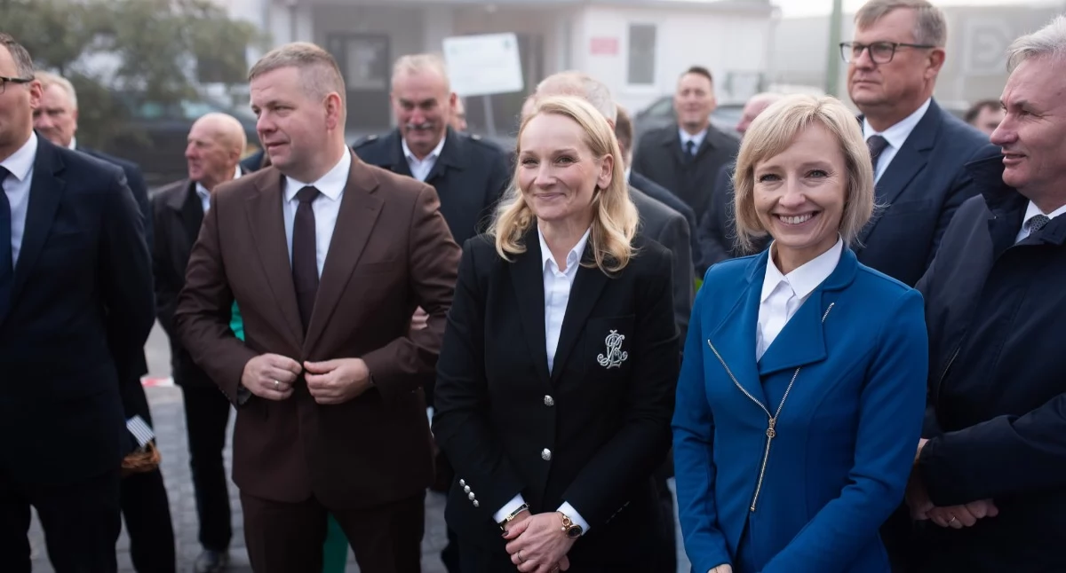 Zdjęcie z otwarcia nowej siedziby Oddziału Rejonowego Banku Spółdzielczego w Lututowie w Sokolnikach/fot.: RBS w Lututowie