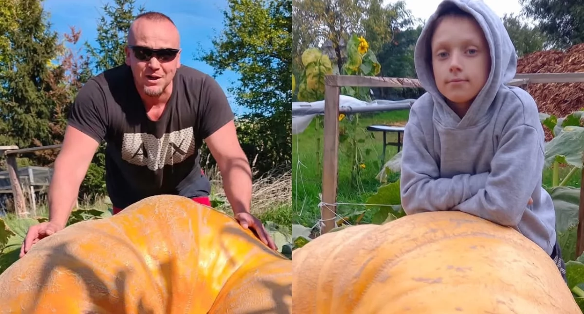 Na zdjęciu Marek Pawlak oraz jego syn Jasiu/fot.: Iwona Domagała oraz archiwum prywatne 