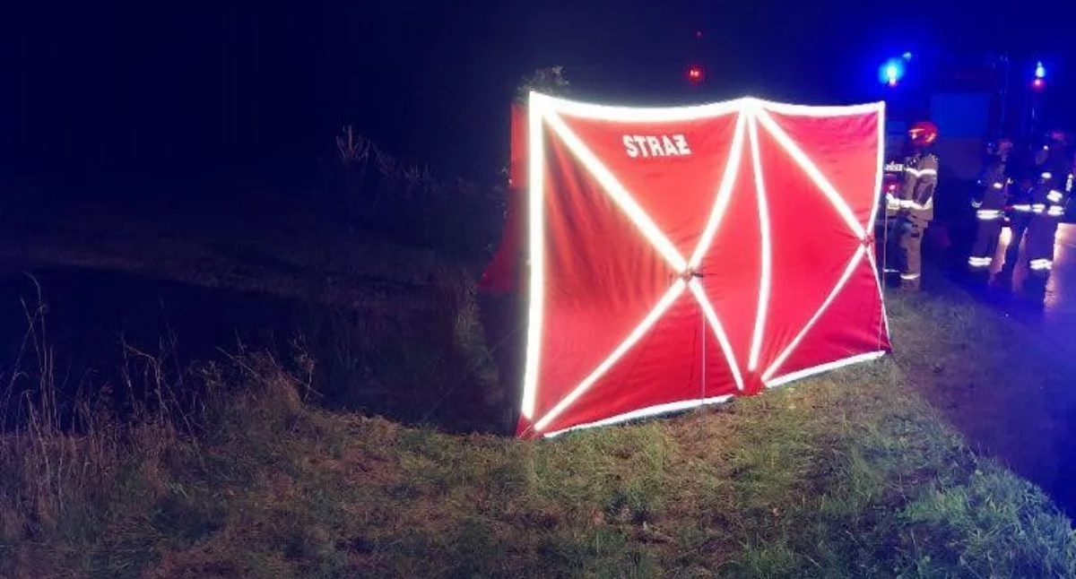 Na zdjęciu miejsce zdarzenia / Fot. KP PSP Radomsko 