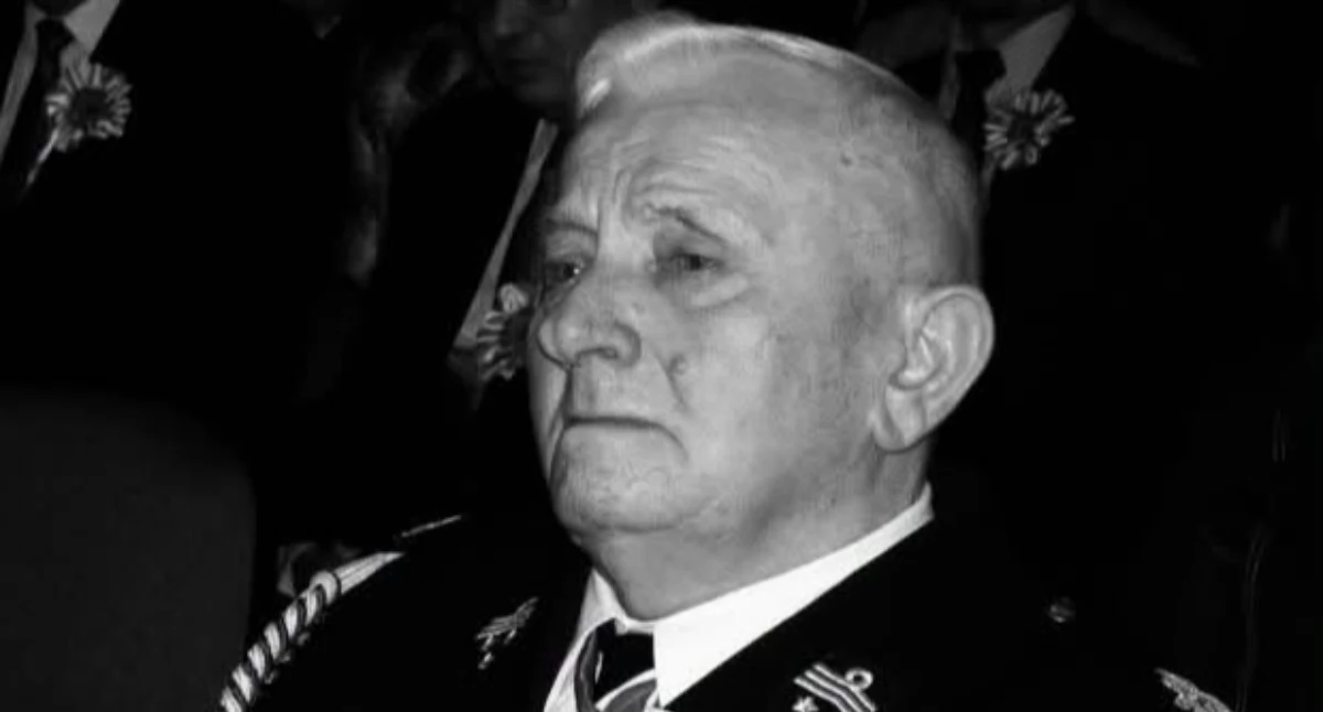 Na zdjęciu śp. druh Józef Dobras z OSP KSRG Szynkielów. Zmarł w wieku 89 lat / fot.: Radio Ziemi Wieluńskiej