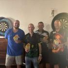 Na zdjęciu czołówka zawodników ostatniego wieluńskiego turnieju Steel Dart, między...