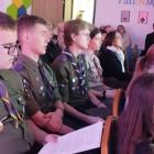 Zdjęcie z wieczornego Ogniska Patriotyzmu w Pajęcznie, kończącego obchody Święta...