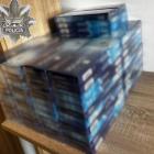 Zdjęcie pokazuje zatrzymane papierosy bez akcyzy. /fot.: Komenda Miejska Policji w Łodzi