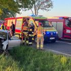 Zdjęcia z wypadku w Nowej Brzeźnicy / fot.: st. str. Paweł Bartoszek/PSP w Pajęcznie