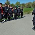 Zdjęcie pokazuje zajęcia dla dzieci i młodzieży przeprowadzone przez OSP Grębień. /...