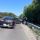 Na zdjęciu ujęcie pijanej kierującej przez bełchatowskiego dzielnicowego. Kamień, gm....