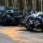 Wypadek w m. Dębiec w gminie Ostrówek / fot.: Iwona Domagała