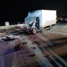 Wypadek na A1 w gminie Kamieńsk / fot.: Komenda Powiatowa Państwowej Straży Pożarnej w...