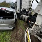 Zdjęcie z karambolu na autostradzie A1 pod Częstochową / fot.: Pomoc drogowa DIM Car