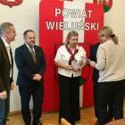 Na zdjęciu uroczyste podsumowanie współzawodnictwa sportowego szkół z terenu powiatu...