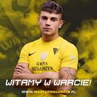 Sebastian Ochocki. Wychowanek GKS-u Bełchatów zasila Wartę/fot.Warta Działoszyn