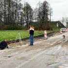 Na zdjęciu gruntowna przebudowa drogi w m. Wistka, gm. Strzelce Wielkie / fot.:...