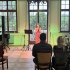 Zdjęcie pokazuje Recital „Pół żartem, pół serio” w Pałacu Męcińskich. / Fot.: Adam...