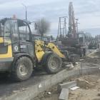 Zdjęcie z rozbudowy ulicy Kolejowej w Wieluniu / fot.: Sławomir Rajch