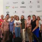 Zdjęcie pokazuje KGW „Wiejska Chata” w Ostrówku na tagrach Warsaw Food Expo 2026. /...
