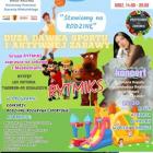 Plakat z programem pikniku sportowo-rekreacyjnego