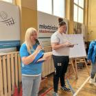 Zdjęcie pokazuje Międzyszkolny Turniej Matematyczno-Sportowy „Wielkie Zabawy Małych...