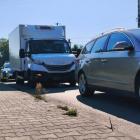 Na zdjęciu wypadek w Mokrsku. Samochód dostawczy wjechał w tył osobówki / fot.: Joanna...