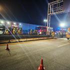 Wypadek na A1 w gminie Kamieńsk / fot.: Komenda Powiatowa Państwowej Straży Pożarnej w...