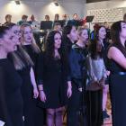 Na zdjęciu Orkiestra Dęta, Spirit Songs Band i Akademia Młodego Muzyka Cementowni Warta...
