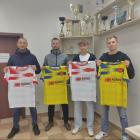 Na zdjęciu nowi gracze GLKS Strzelce Wielkie: od lewej - Dominik Turek, Michał Turek,...