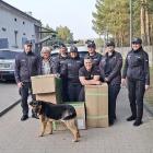 Zdjęcie z akcji COSSW zakup karmy weterynaryjnej dla schroniska w Trębaczewie / fot.:...