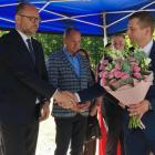 Zdjęcia z uroczystego otwarcia wyremontowanej drogi powiatowej i nowej ścieżki...