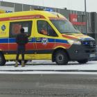 Zdjęcie z miejsca potrącenia na pasach kobiety w Wieluniu / fot.: Joanna Major