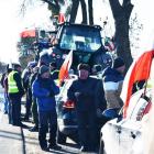 Protest rolników w m. Dzietrzniki w gm. Pątnów / fot.: Sławomir Rajch