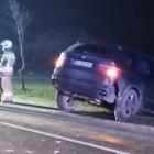 Na zdjęciu wypadek w Krzyworzece, gm. Mokrsko, pow. wieluński / fot.: Joanna Major 