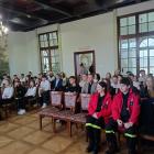 Zdjęcie pokazuje eliminacje powiatowe młodzieżowego turnieju wiedzy pożarniczej fot.:...