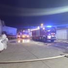 Na zdjęciu pożar hali magazynowej przy ul. Fabrycznej w Wieluniu / fot.: KP PSP w Wieluniu