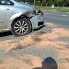 Na zdjęciu wypadek na Piłsudskiego w Działoszynie / fot.: kulisy.net