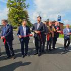 Na zdjęciu uroczyste otwarcie wyremontowanej drogi w Wistce / fot.: Sławomir Rajch