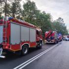 Zdjęcia z wypadku w Czartkach / fot.: KSRG OSP Zborowskie