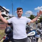 Na zdjęciu charytatywny zlot motocyklowy w Łyskorni, gm. Biała, dla Damiana Szkudlarka...