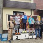 Zwycięzca biegu głównego na 5 kilometrów - Michał Bator fot. Łukasz Płuciennik.