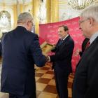 Zdjęcie z gali wręczenia prestiżowych nagród biznesowych Przedsiębiorstwo Fair Play w...