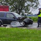 Na zdjęciu wypadek w m. Rychłowice pod Wieluniem / fot.: Joanna Major