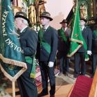 Zdjęcie z uroczystej mszy świętej hubertowskiej i jubileuszu 80-lecia Koła Łowieckiego...