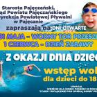 Plakat promujący wydarzenie. / fot.: Powiatowa Pływalnia w Pajęcznie.