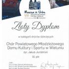 Zdjęcie pokazuje chór PMDKiS w Wieluniu na festiwalu „Musica in Urbe” w Bydgoszczy. /...