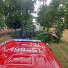 Zdjęcia z usuwania skutków wichury w gminie Sulmierzyce / fot.: OSP KSRG Sulmierzyce