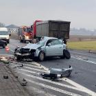 Zdjęcia z wypadku w Rychłowicach pod Wieluniem / fot.: Iwona Domagała