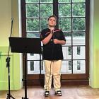 Zdjęcie pokazuje Recital „Pół żartem, pół serio” w Pałacu Męcińskich. / Fot.: Adam...